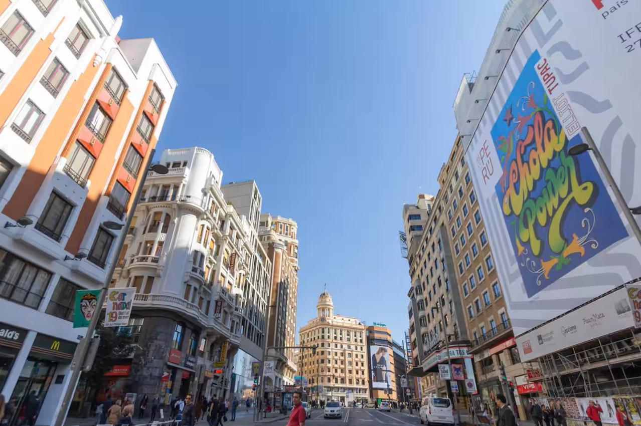 Central Gran Via Madrid Dış mekan fotoğraf